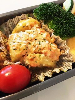 お弁当のあと1品♪鮭マヨポテト焼き-レシピのメイン写真