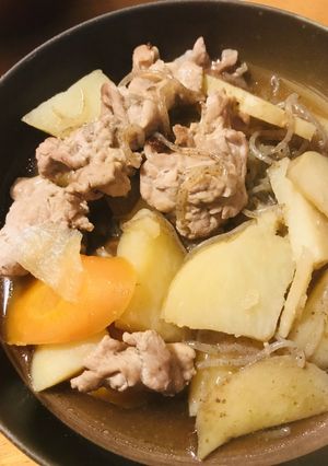 豚肉の肉じゃが●４つの具材のカルテット-レシピのメイン写真
