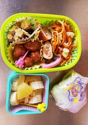 学童のお弁当 ②小1女子 春休み-レシピのメイン写真