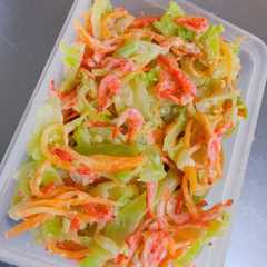 A picture of 常備菜♥キャベツと小海老のゴママヨサラダ.