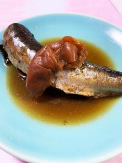 圧力鍋で10分!骨まで柔らかイワシの梅煮-レシピのメイン写真
