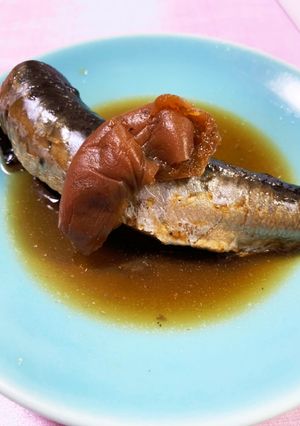 圧力鍋で10分！骨まで柔らかイワシの梅煮-レシピのメイン写真