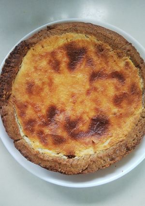 水切りヨーグルトで低カロリーチーズケーキ-レシピのメイン写真