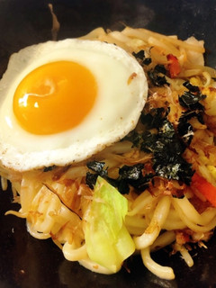 簡単♪時短♪15分以内ランチ 焼きうどん-レシピのメイン写真