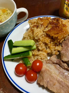炊ける前から旨い!豚バラ肉の炊き込みご飯-レシピのメイン写真