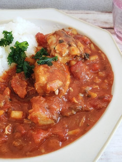 レンジde5分!サバ缶のトマトカレー-レシピのメイン写真