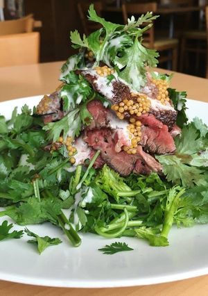 サラダ春菊のゴールデンマスタードサラダ-レシピのメイン写真