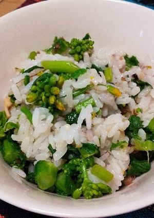 菜の花の混ぜご飯-レシピのメイン写真