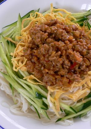 そーめんDEジャージャー麺♪-レシピのメイン写真
