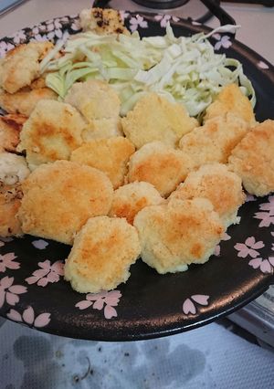 【等質オフ】おからと豆腐の焼きナゲット-レシピのメイン写真