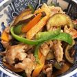 豚肉と野菜の柚子味噌炒め