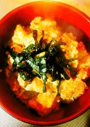 子供も喜ぶ！簡単唐揚げ丼-レシピのメイン写真