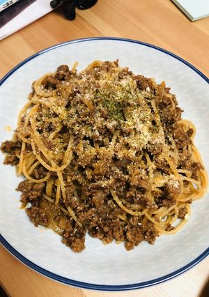 簡単ボロネーゼパスタ-レシピのメイン写真