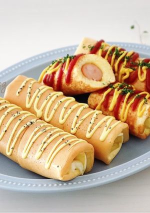 揚げずに<簡単>チーズ&アメリカンドッグ-レシピのメイン写真
