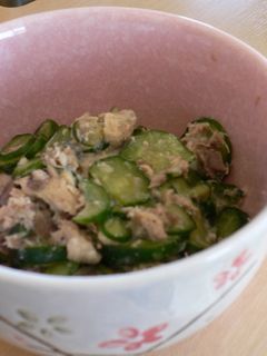 きゅうりとさば缶の簡単和え物☆-レシピのメイン写真
