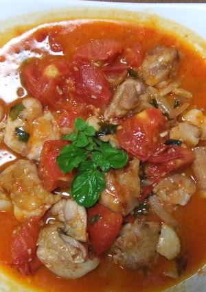 夏はトマト！鶏とトマトのイタリアン♪-レシピのメイン写真