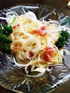 新玉ねぎと生ハムの和風マリネ-レシピのメイン写真