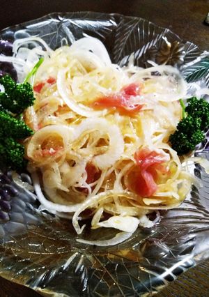 新玉ねぎと生ハムの和風マリネ-レシピのメイン写真