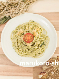 春菊の和風ジェノベーゼパスタ-レシピのメイン写真
