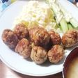 雪花菜たっぷりな肉団子