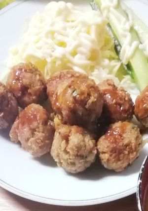 雪花菜たっぷりな肉団子-レシピのメイン写真