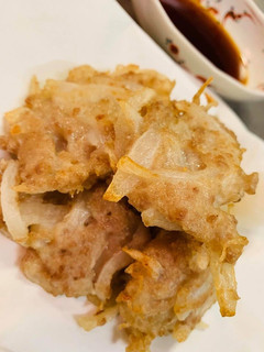 新玉ねぎと挽肉の天ぷら♡「おうち居酒屋」-レシピのメイン写真
