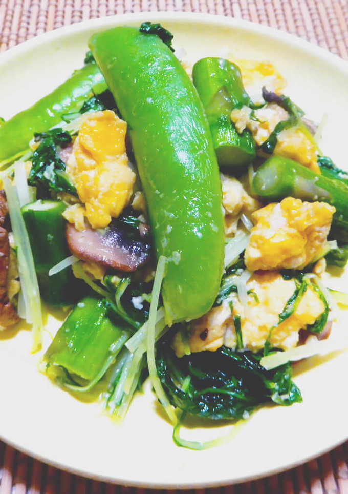 たまごと野菜がほっとする塩麹炒め-レシピのメイン写真
