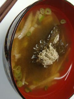 長芋ととろろ昆布のお吸い物-レシピのメイン写真