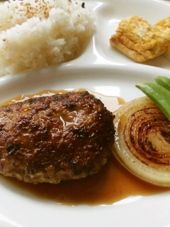 生姜焼きのたれをかけた☆ハンバーグ♪-レシピのメイン写真