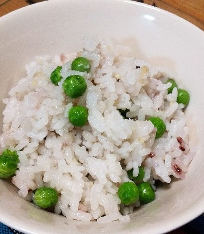 雑穀米の豆ごはん by みっくんフラワー 【クックパッド】 簡単おいしい