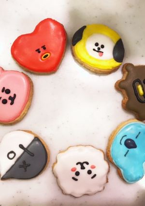 BT21 アイシングクッキー-レシピのメイン写真