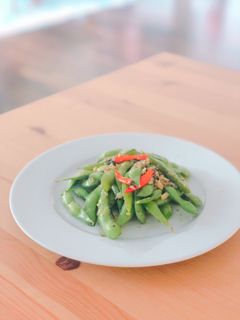 居酒屋4m1:枝豆ペペロンチーノ-レシピのメイン写真