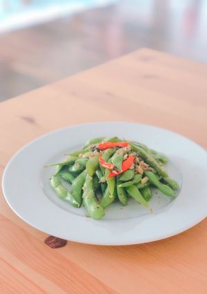 居酒屋4m1:枝豆ペペロンチーノ-レシピのメイン写真