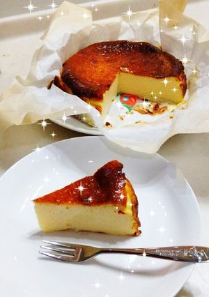 バスクチーズケーキ-レシピのメイン写真