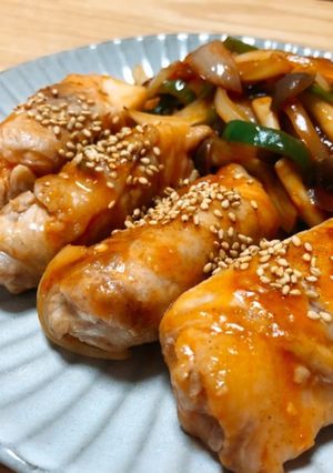長芋と豚肉の簡単酢豚-レシピのメイン写真