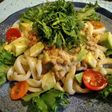 アボカド納豆うどん簡単冷蔵庫整理にも◎〜