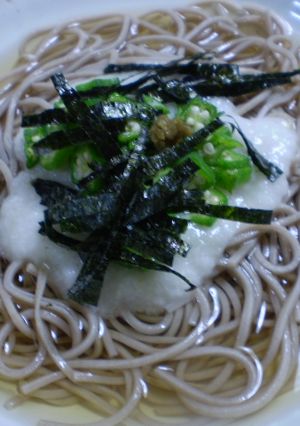 ランチに冷やしとろろ蕎麦-レシピのメイン写真
