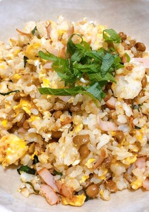 納豆チャーハン-レシピのメイン写真