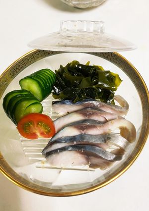 キュリ、わかめとしめ鯖　時短料理-レシピのメイン写真
