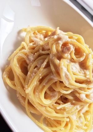 【牛乳でOK】明太子クリームパスタ-レシピのメイン写真