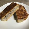 ホットサンドメーカーでとんかつ