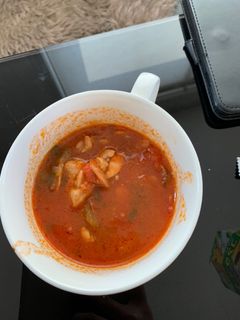 マッシュルームと鶏肉の押麦トマトスープ-レシピのメイン写真