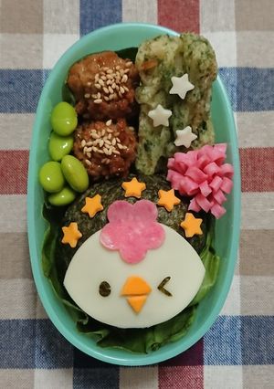 キャラ弁♥️ニワトリ-レシピのメイン写真