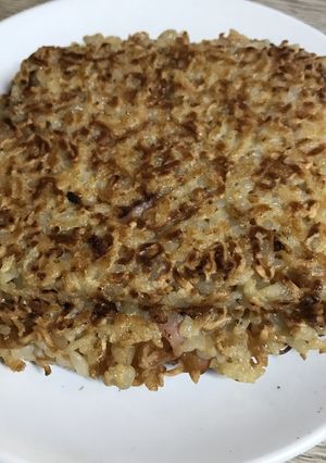 ホットサンドメーカーでチキンラーメンご飯-レシピのメイン写真