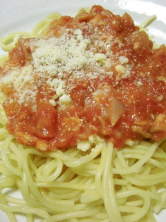 ツナ缶トマト缶のパスタソース-レシピのメイン写真