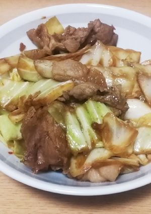 回鍋肉風！！豚バラとキャベツ炒め-レシピのメイン写真