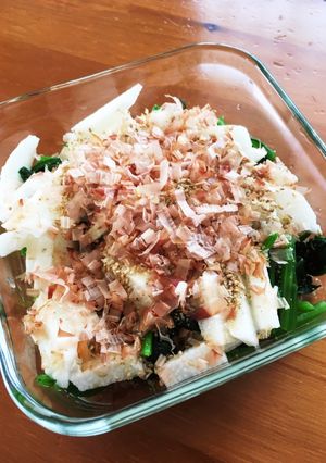 簡単！ほうれん草と長芋の和え物-レシピのメイン写真