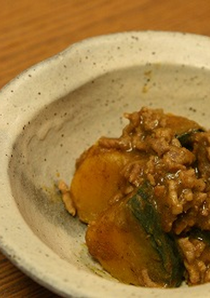 かぼちゃのカレーそぼろ煮♪-レシピのメイン写真