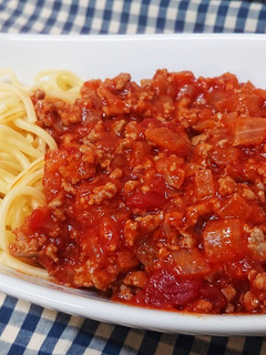 挽き肉ゴロゴロ☆簡単ミートソースパスタ-レシピのメイン写真