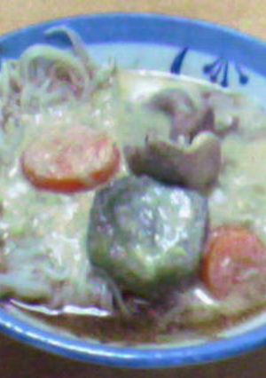 無印良品♪タイカレーde 温麺-レシピのメイン写真